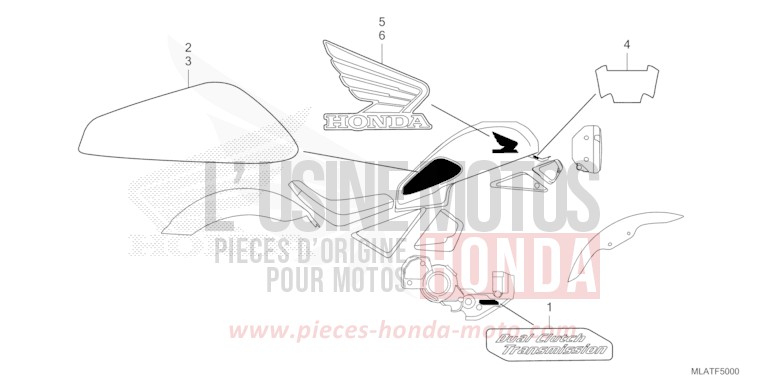 MARQUE/RAYURE de CMX 1100 "Rebel" MAT BETA SILVER METALLIC (NHC08) 2026
